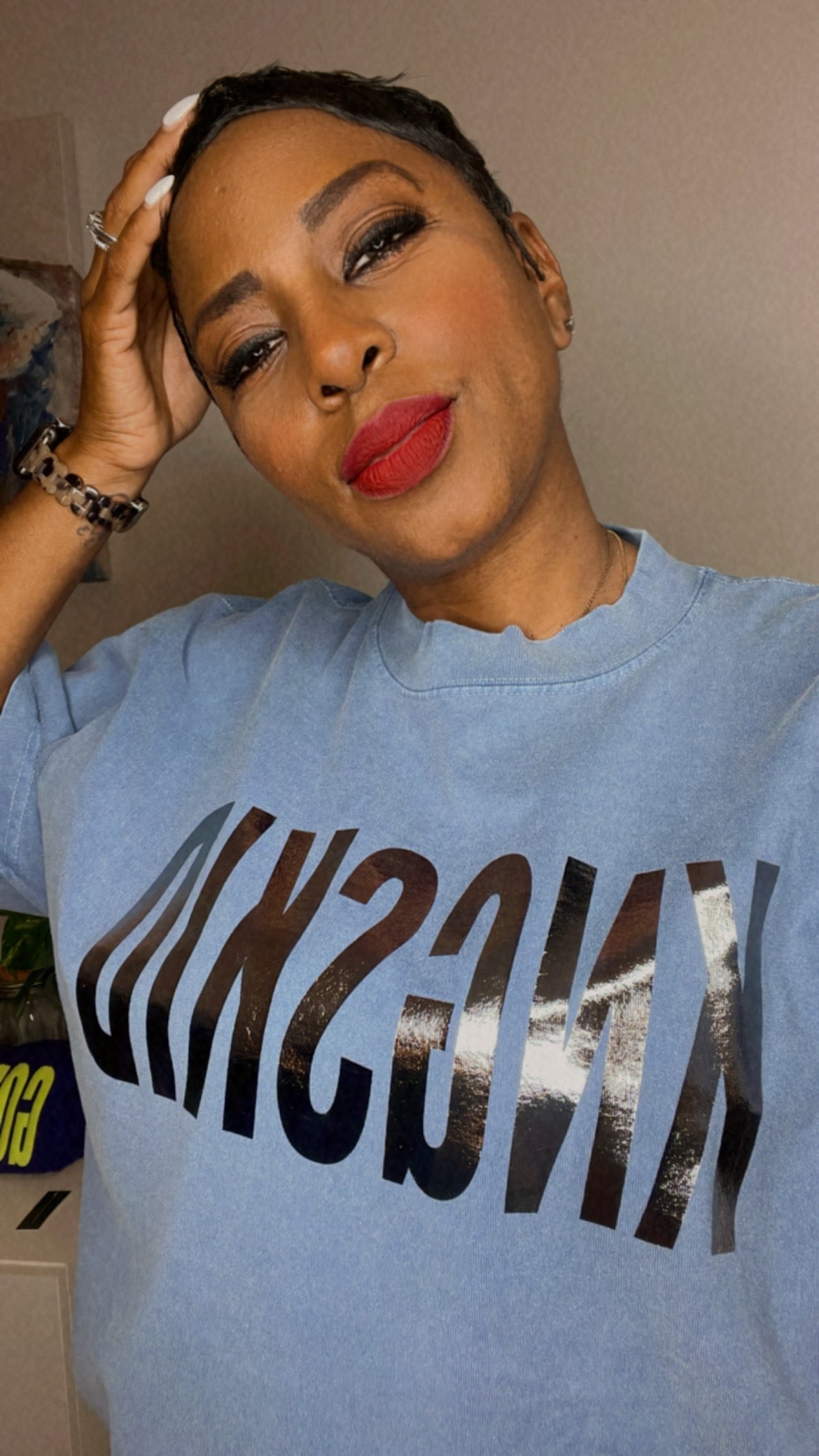 GGM! KNGSKID Tee. Blue