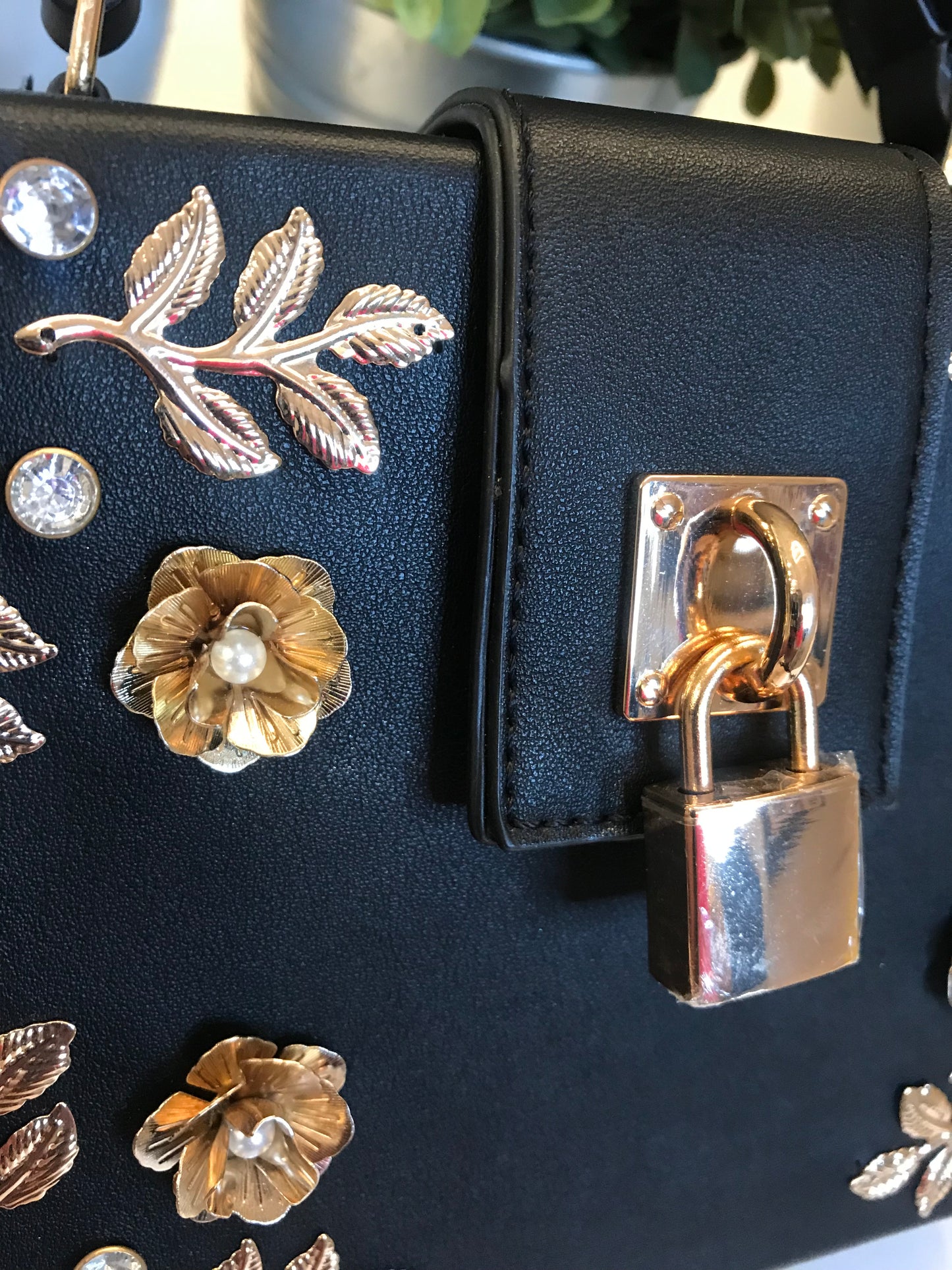 Aldo Adorned Box Crossbody!