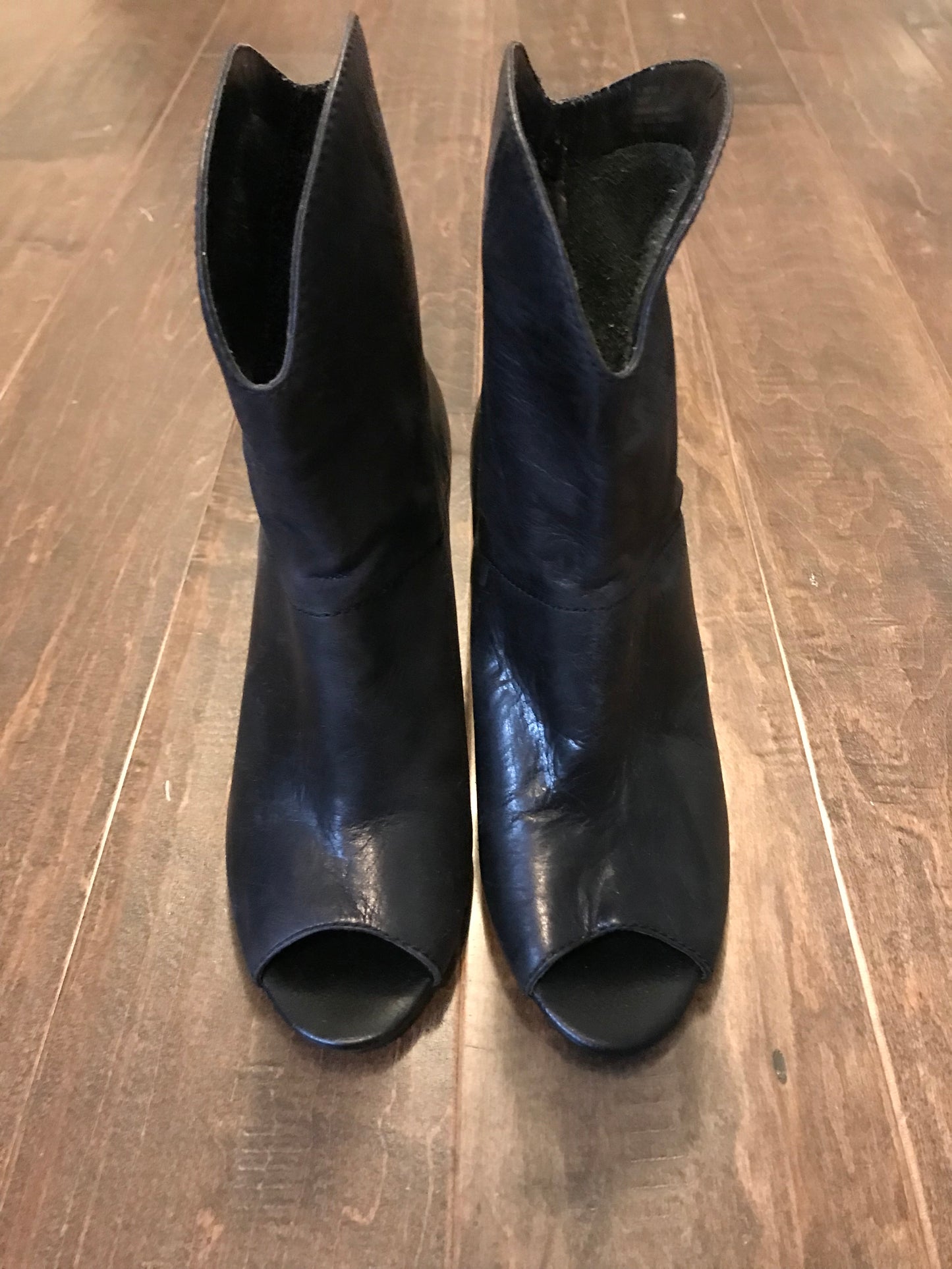 BCBG Peep Toe Booties: Size 7