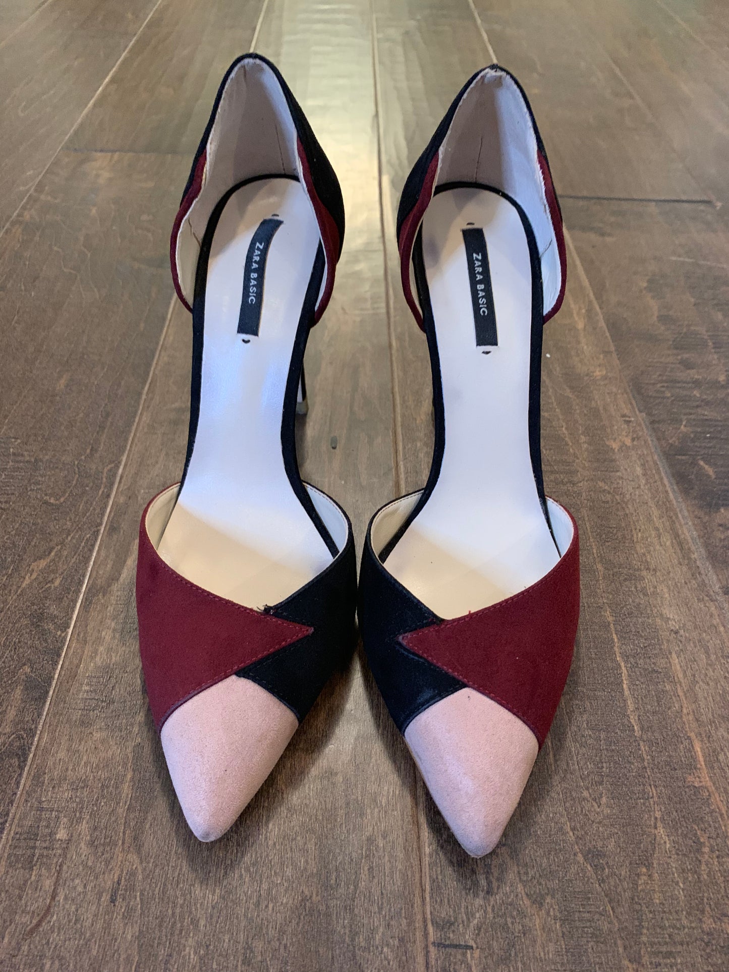 Zara Multicolored Heels! Size 38 (7.5-8)
