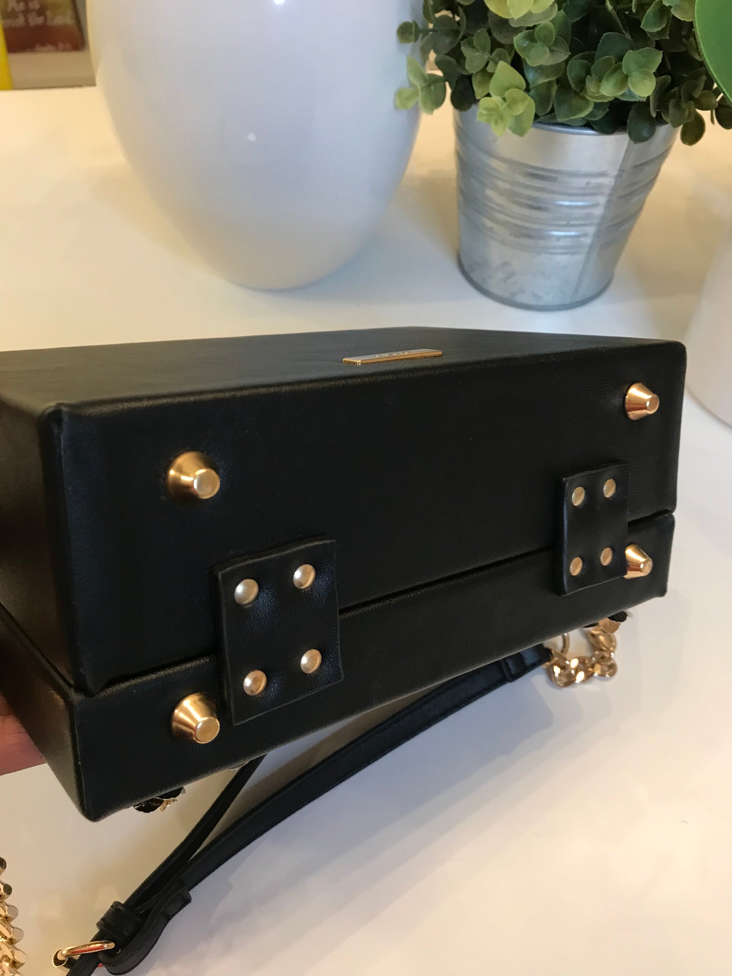 Aldo Adorned Box Crossbody!