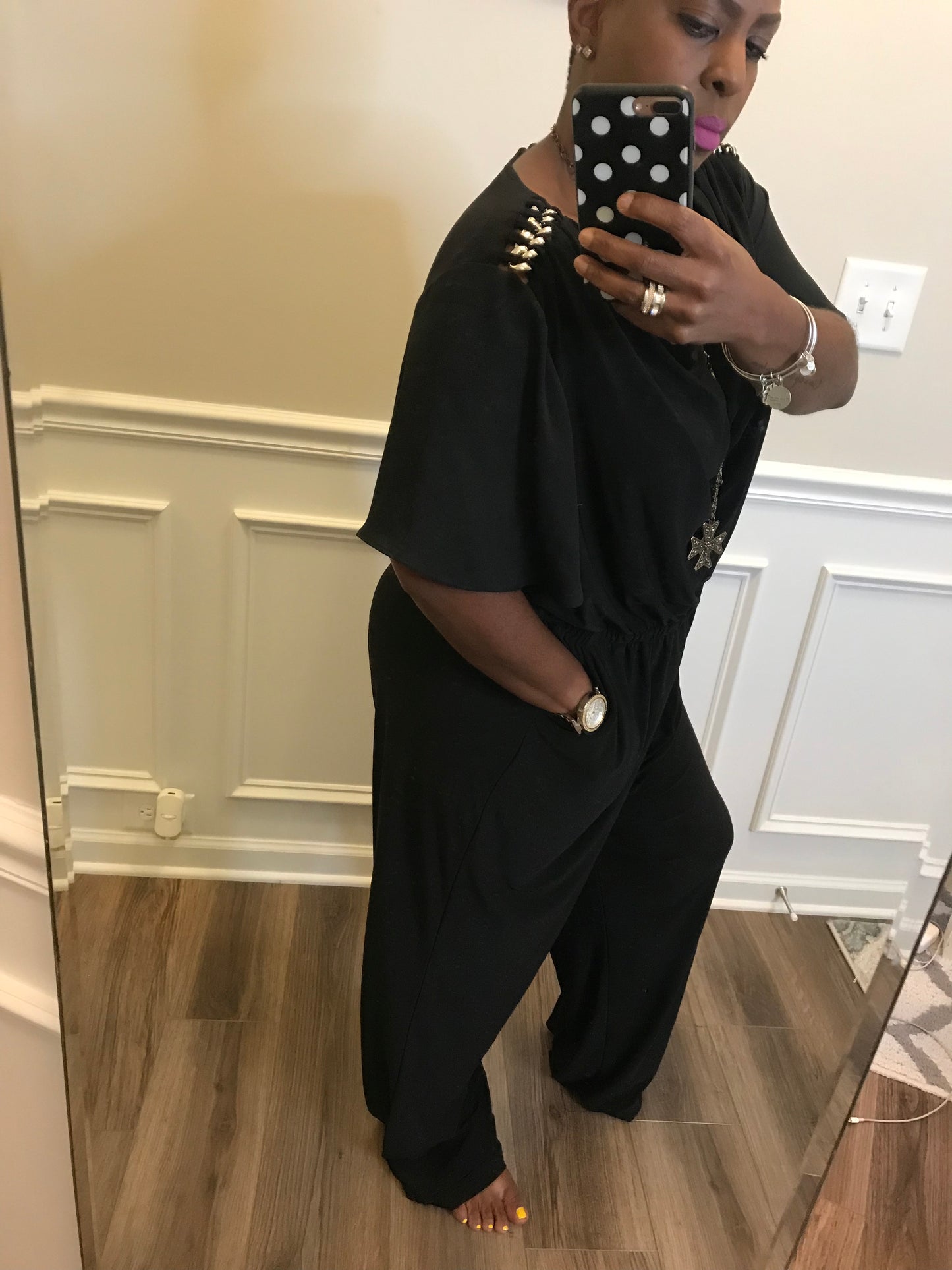 BLACK CHANDELIER JUMPER!! Size 2X