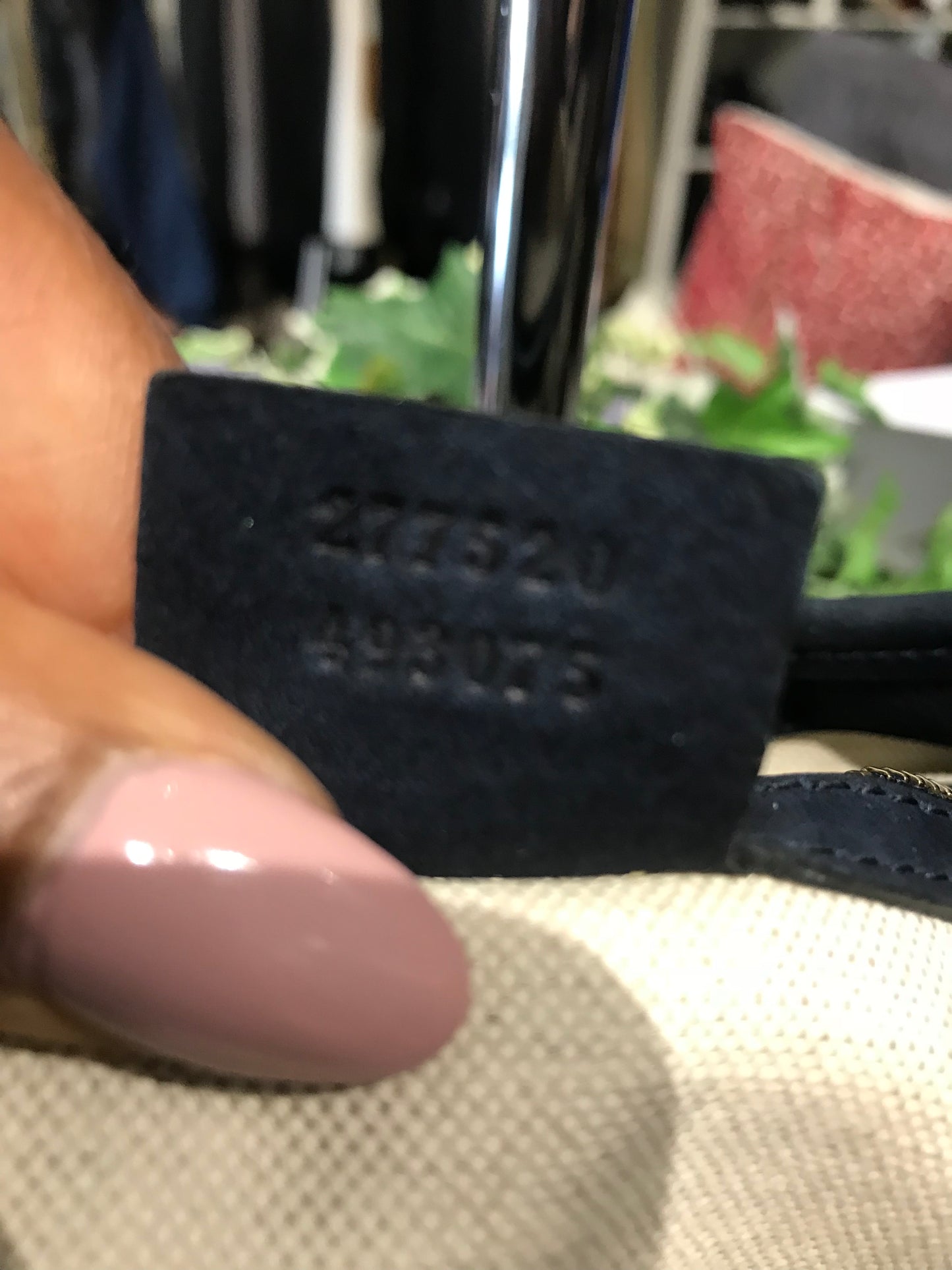 Gucci GG Supreme Navy Handbag
