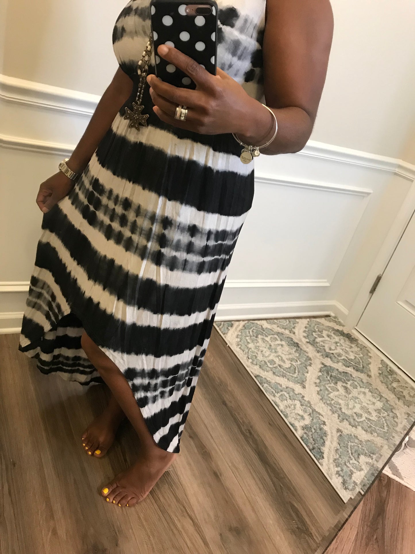 Tie Dye High Low Dress! Size S