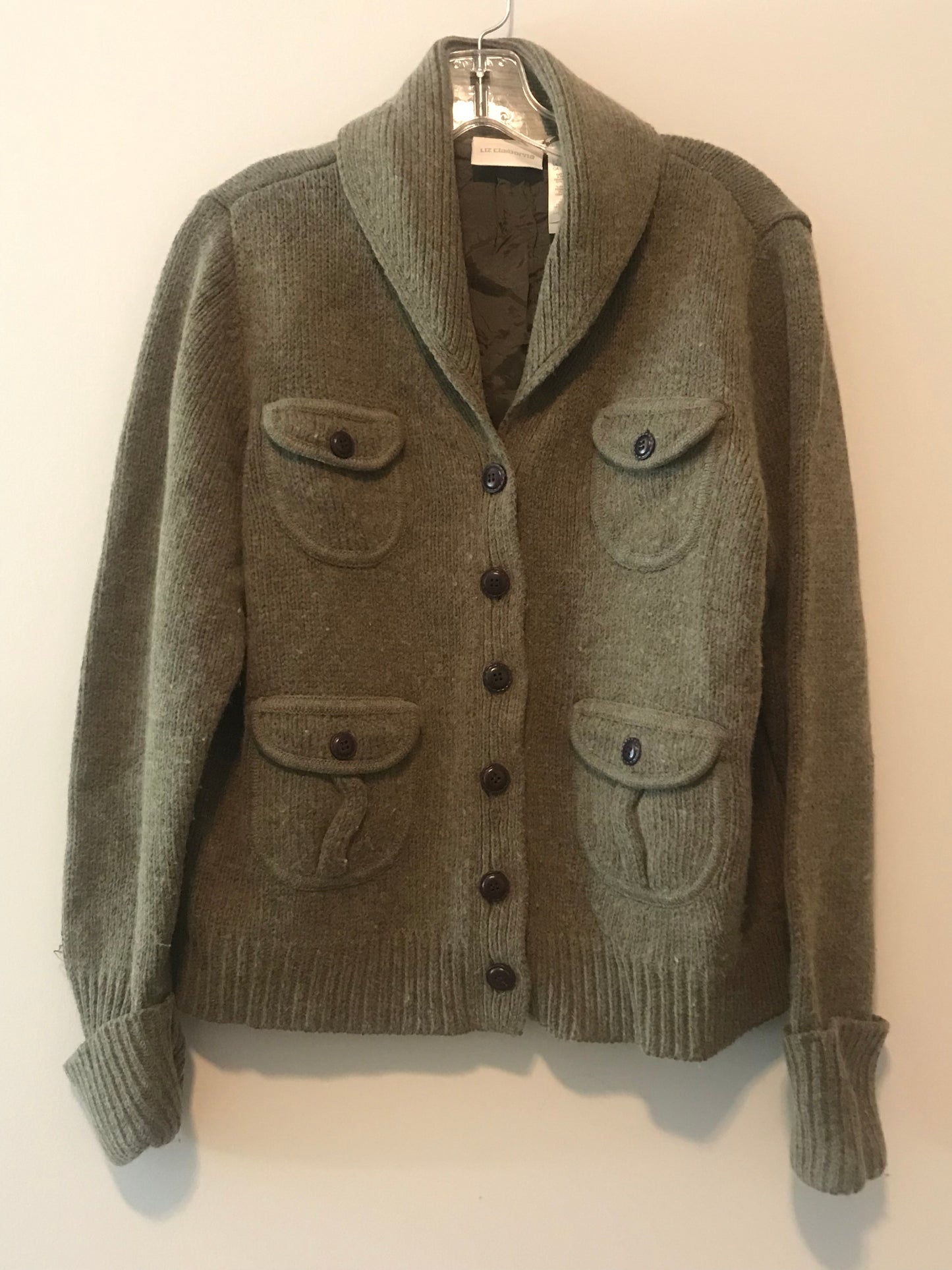 Liz Claiborne Knit Cardigan: Sz XL