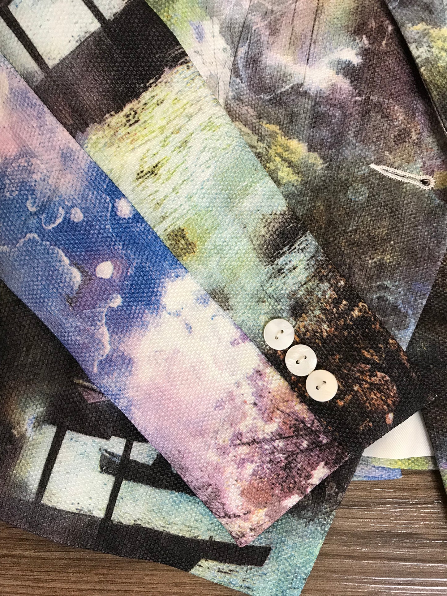 Choies Watercolor Blazer: Size S