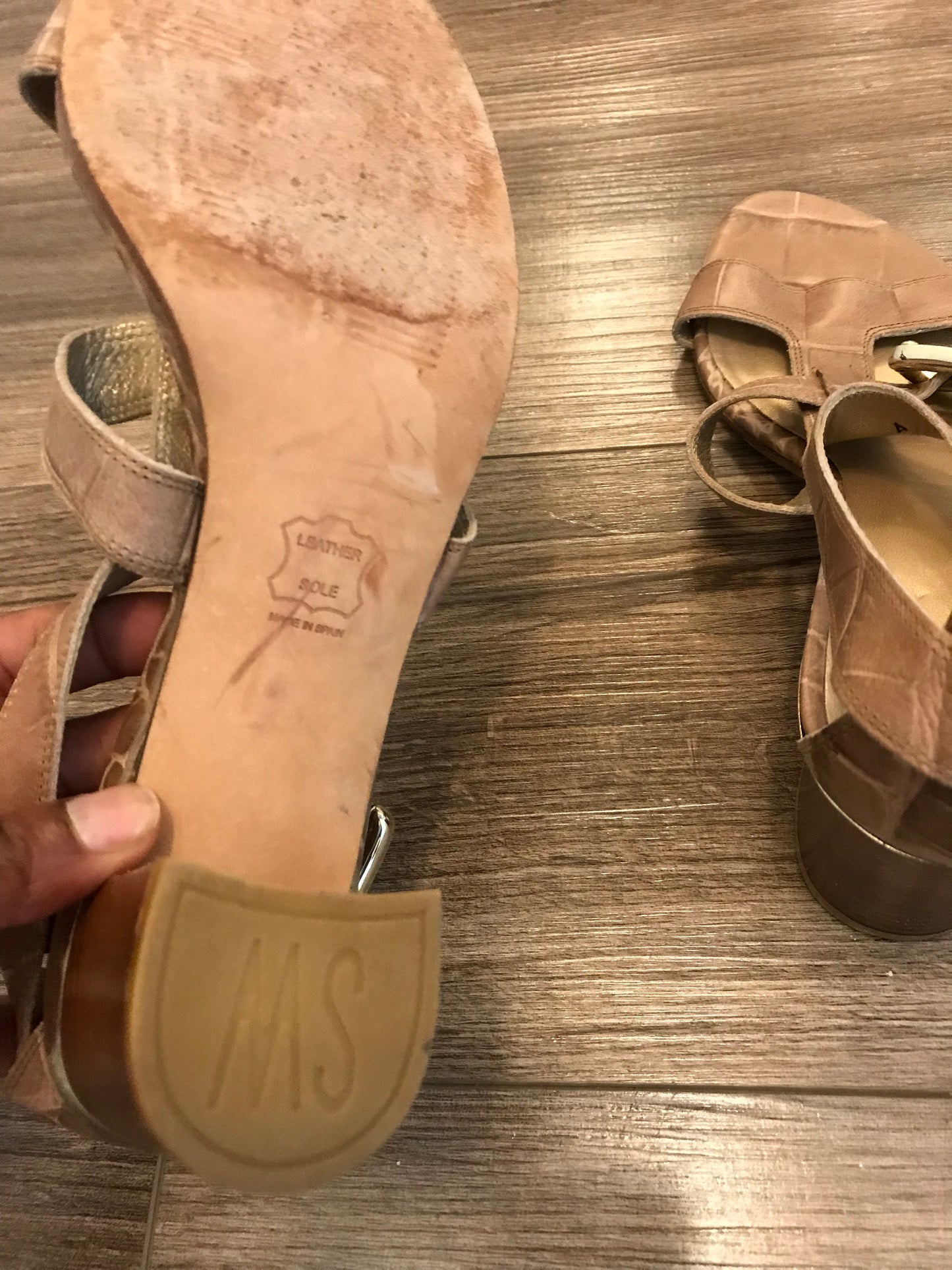 Stuart Weitzman Croc Sandals! Size 8.5