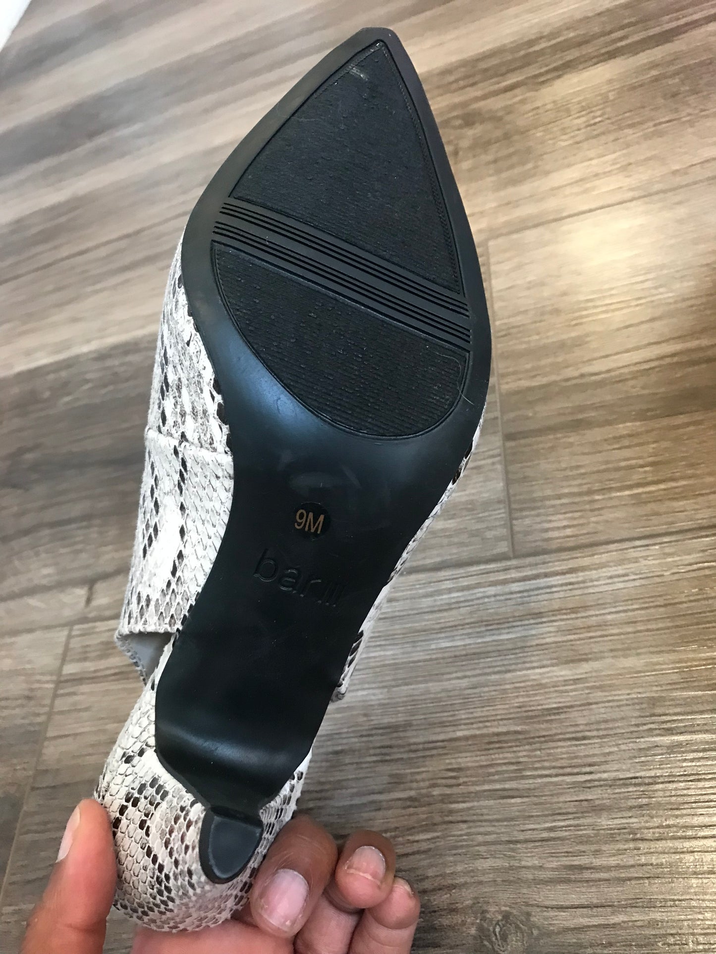 BAR II Snakeskin Slingback Heels! Size 9