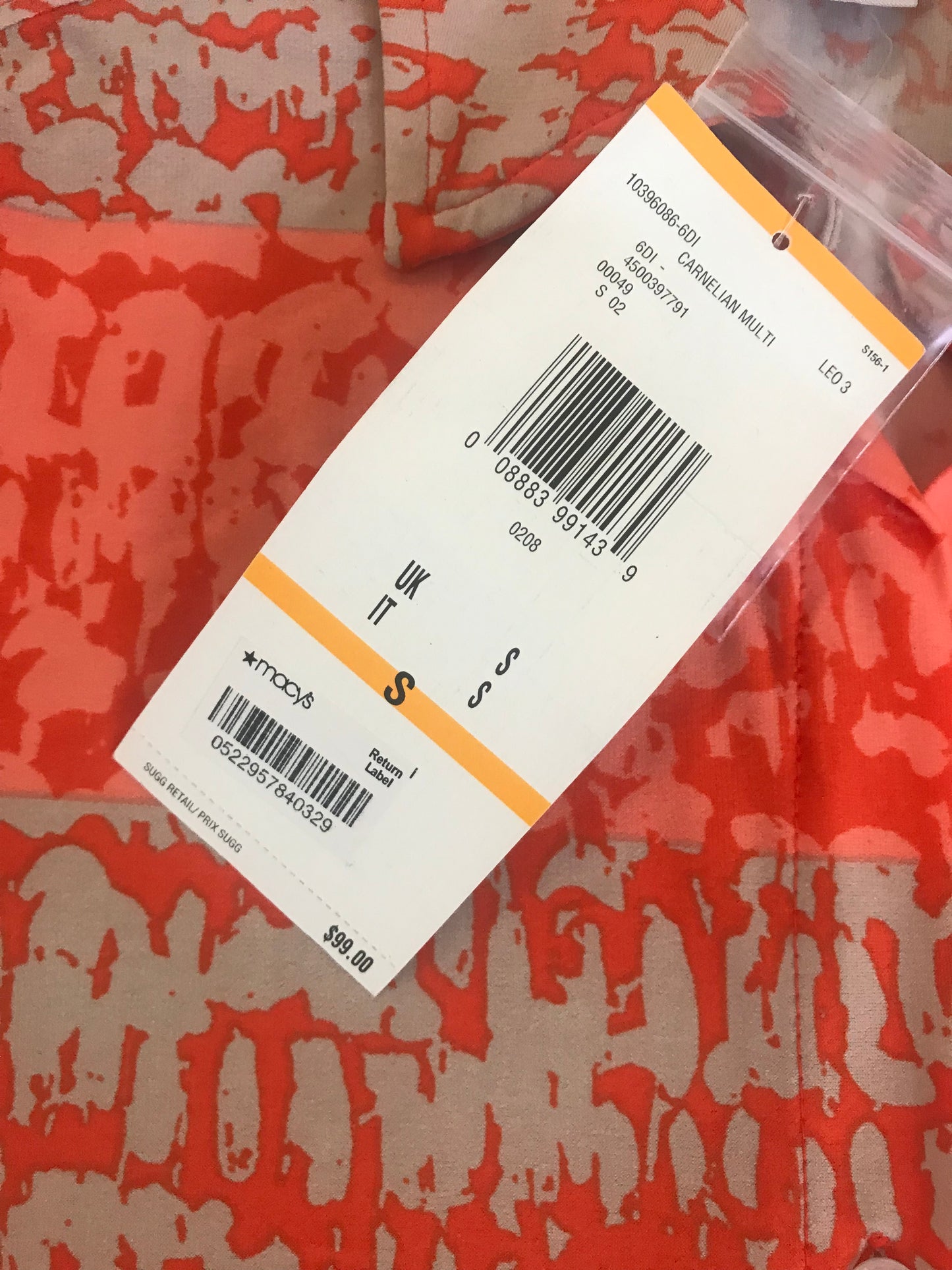 Anne Klein Printed Shirt Dress! Size S