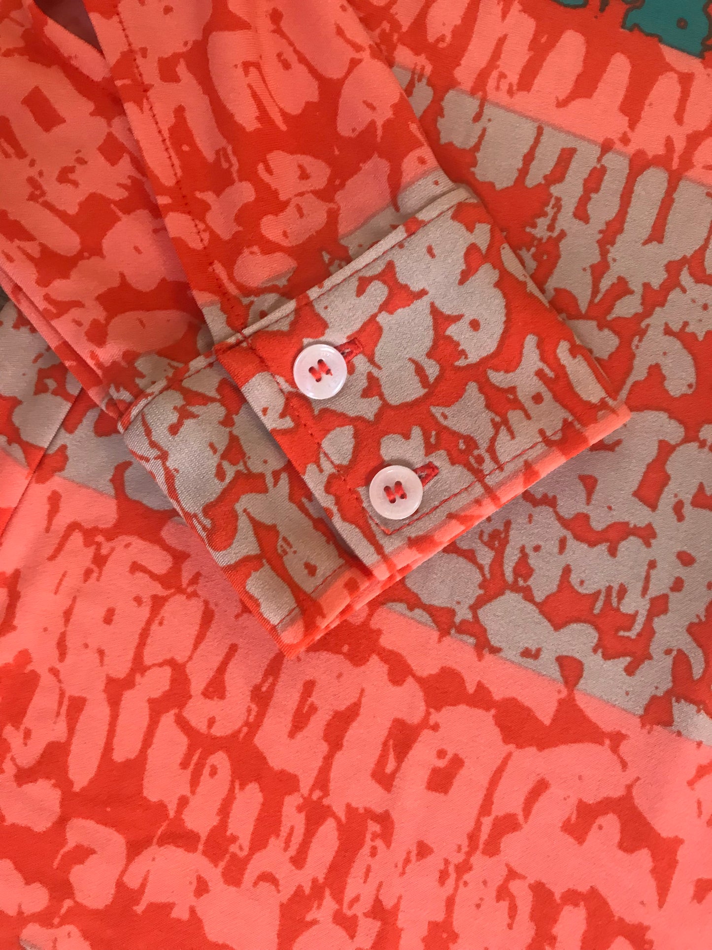 Anne Klein Printed Shirt Dress! Size S