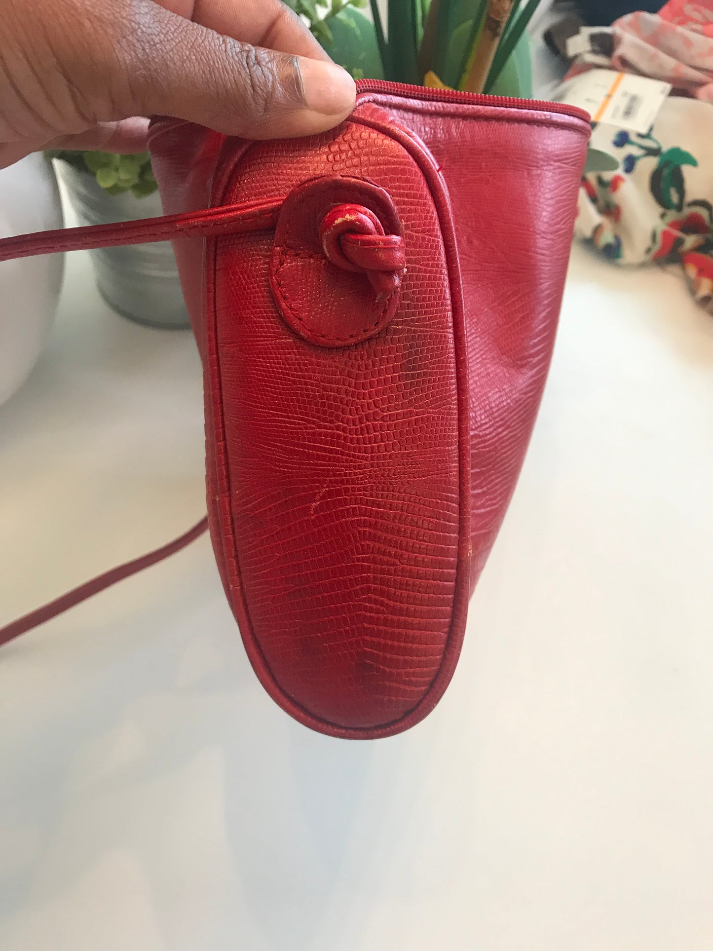 Vintage Leather Crossbody!