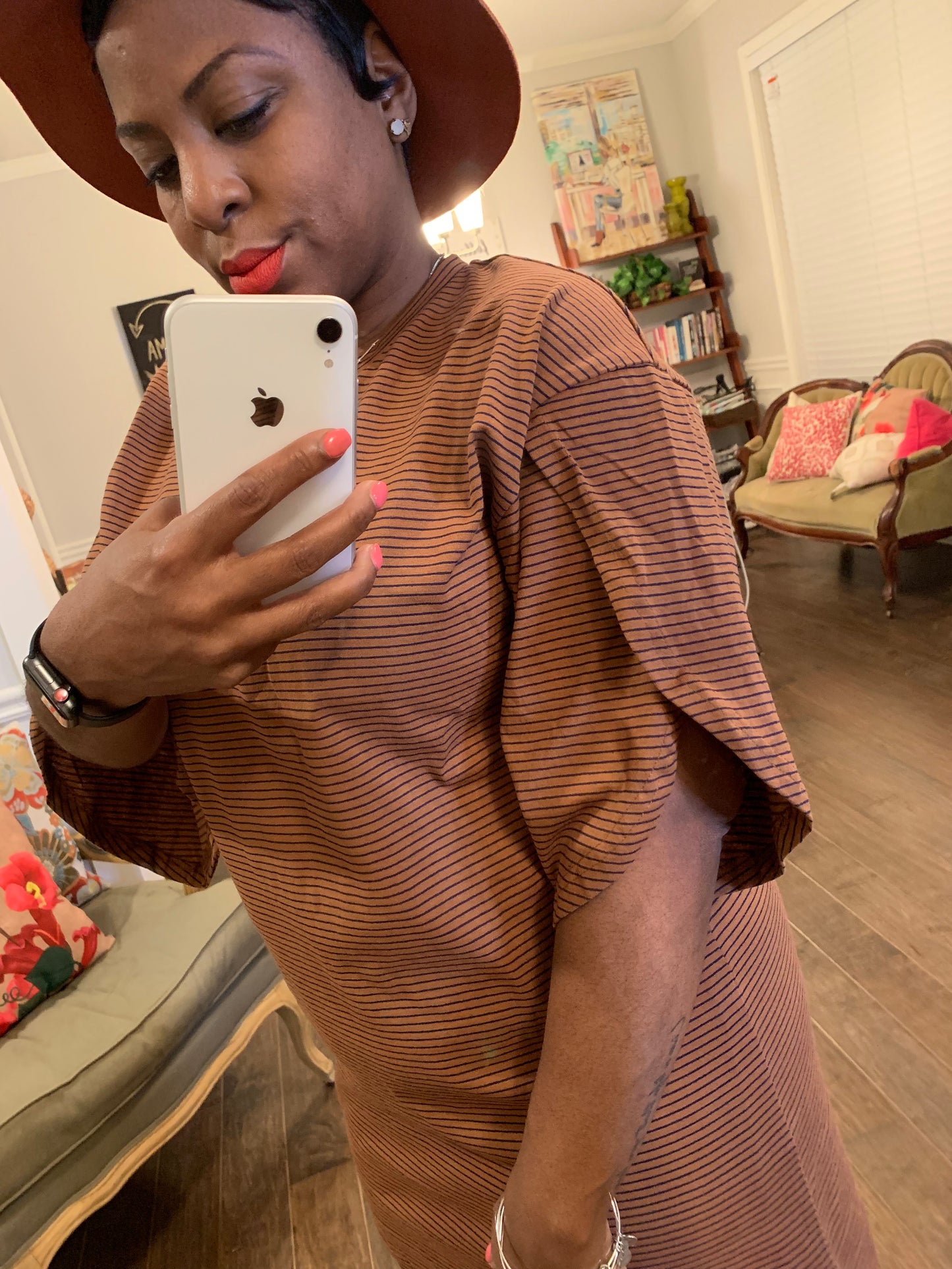 Tulip Sleeve Top: Sizes S-L