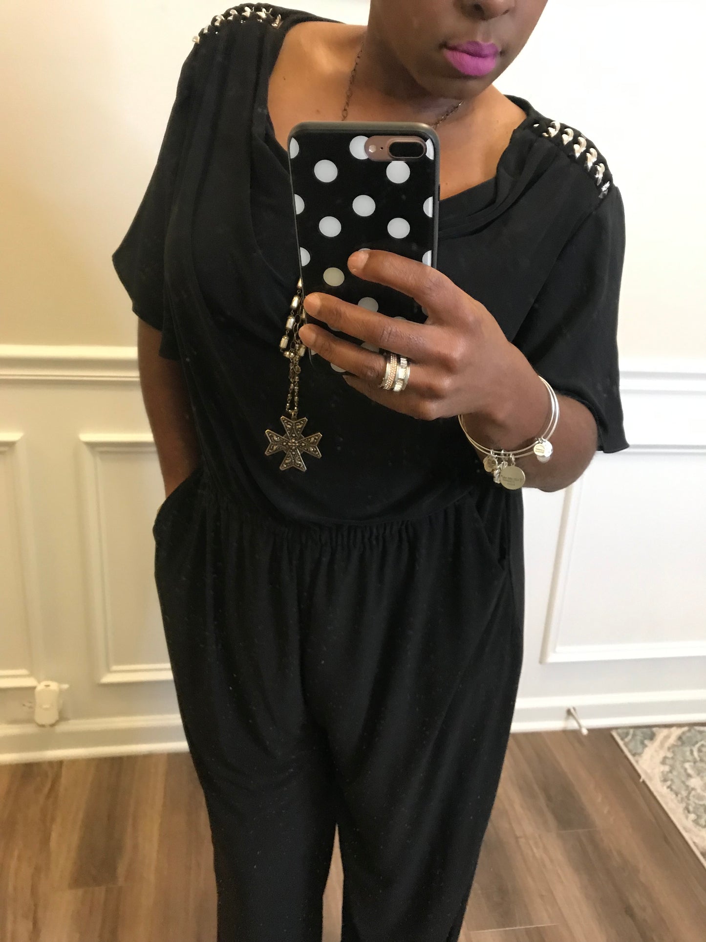 BLACK CHANDELIER JUMPER!! Size 2X