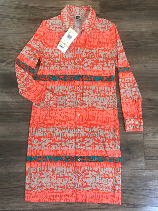 Anne Klein Printed Shirt Dress! Size S