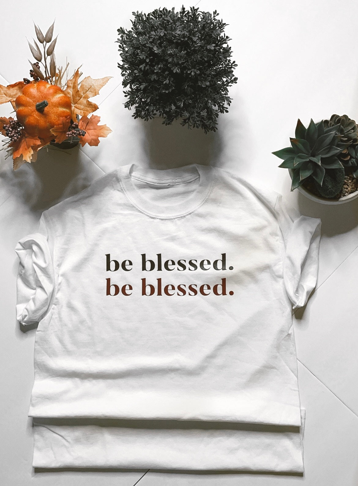 GGM! Be Blessed Tee. WHITE