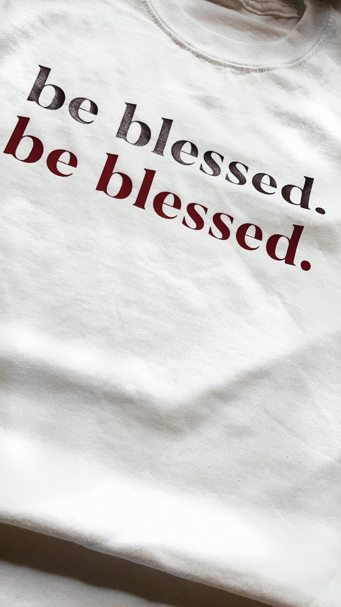 GGM! Be Blessed Tee. WHITE