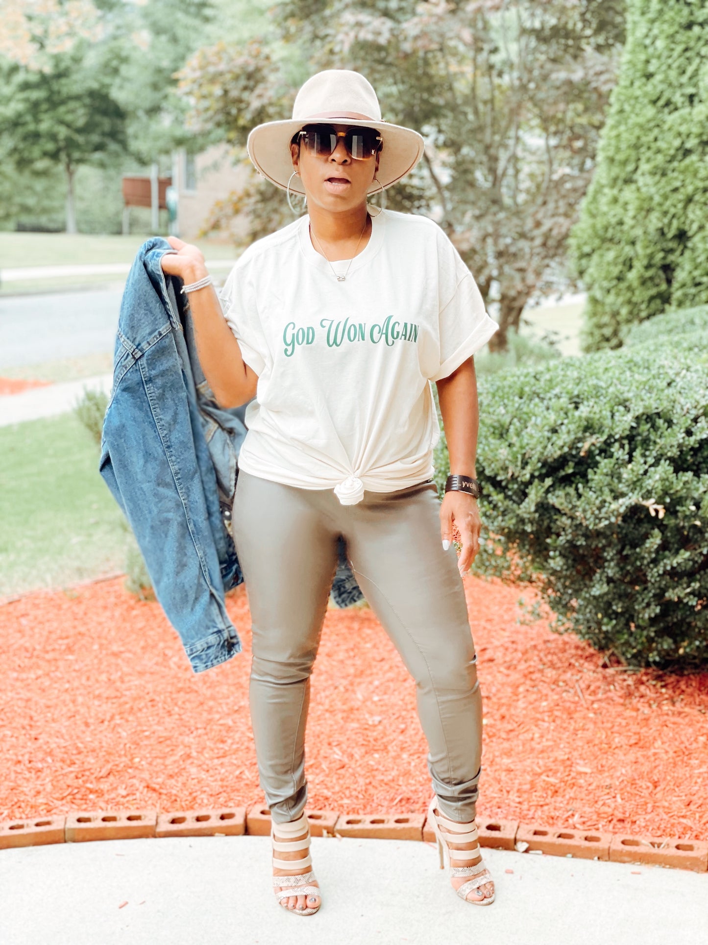SUMMER SALE! God Won Again Tee.