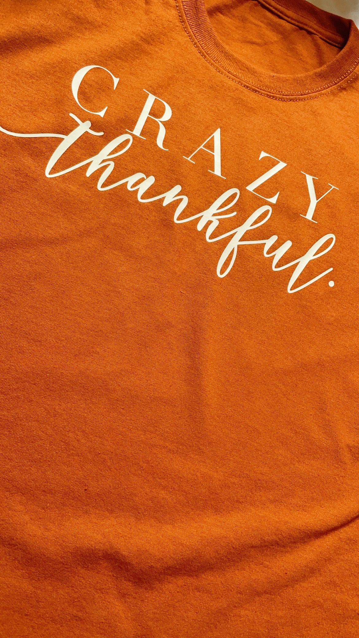 GGM! Crazy Thankful Tee. TUMERIC