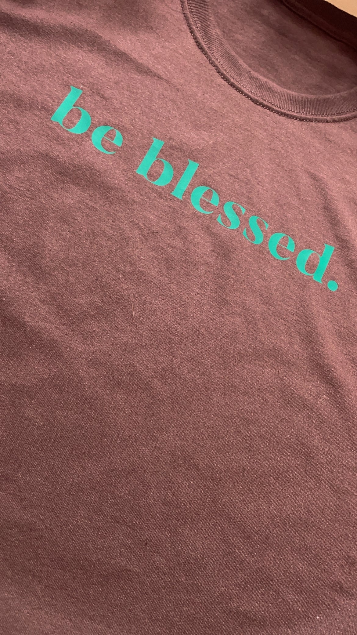 GGM Be Blessed. Tee. Chocolate