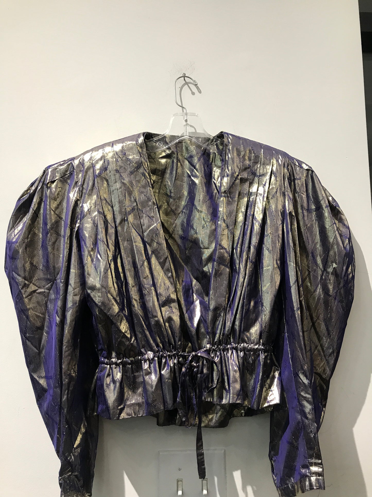 Vintage Shimmer Blazer: Sz M