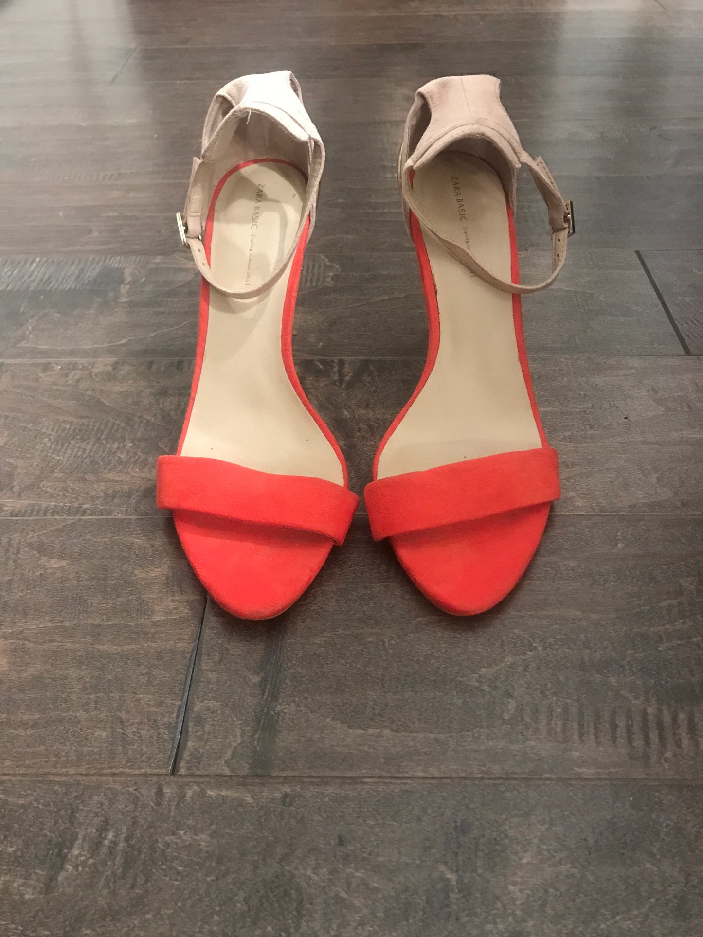 Zara Sandal Heels: Sz 39
