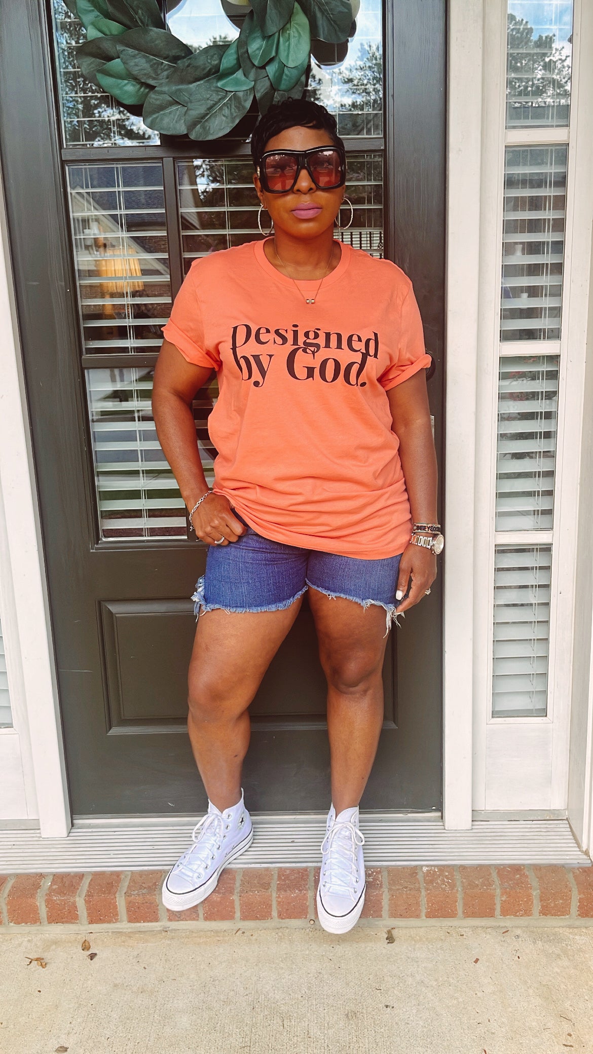 GGM! Designed By God Tee. SUNSET