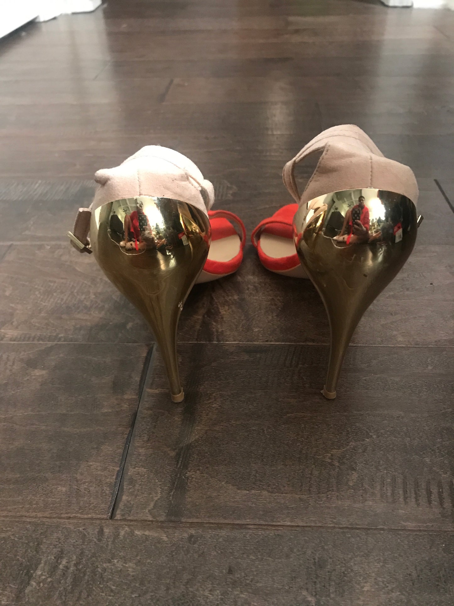 Zara Sandal Heels: Sz 39