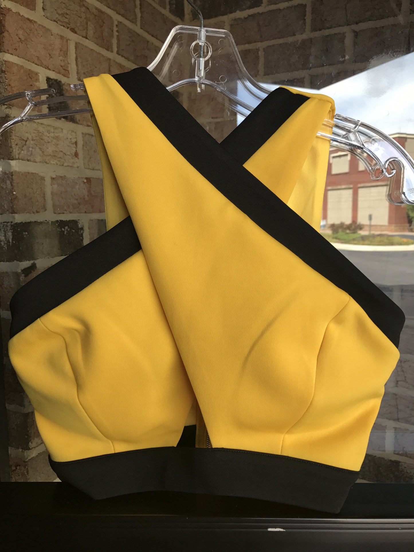 Black 3PC Canary/ Black Dress Set: Sz S