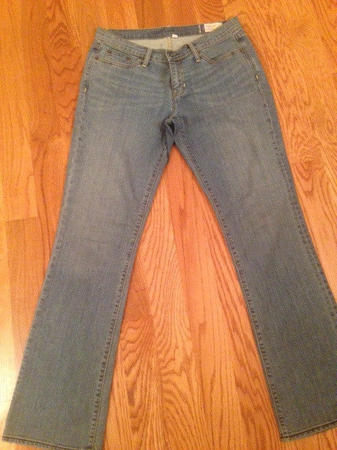 Medium Tint Denim Jeans Boot Cut: Size10L