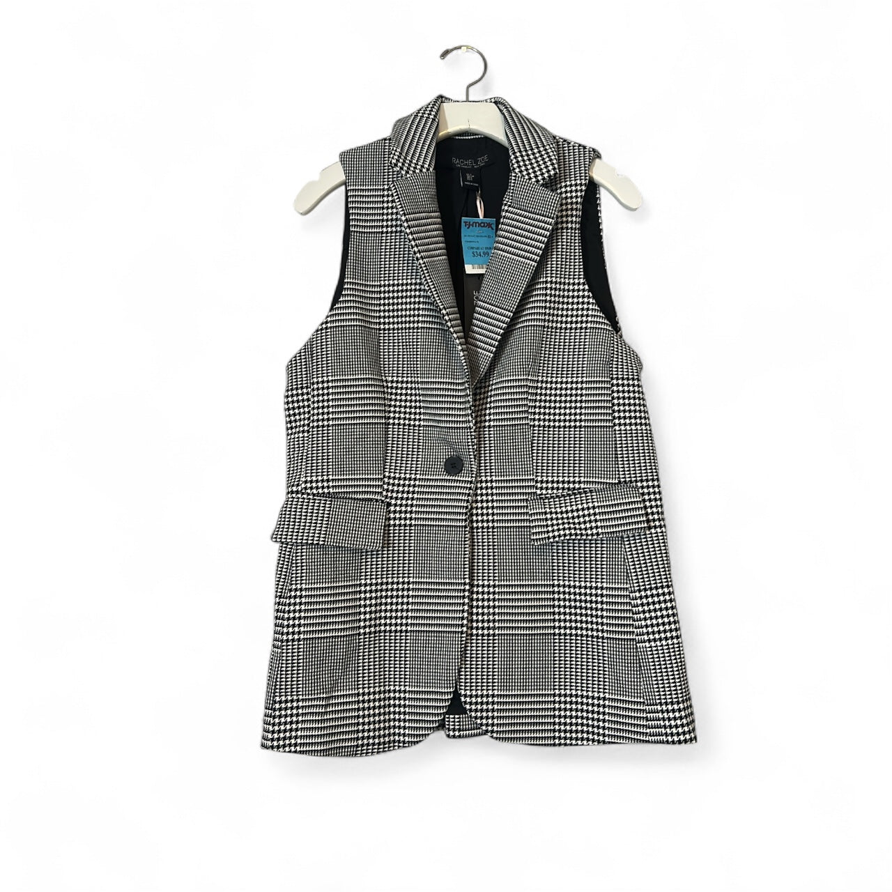 LOVE AGAIN! Rachel Roy Houndstooth Vest. S