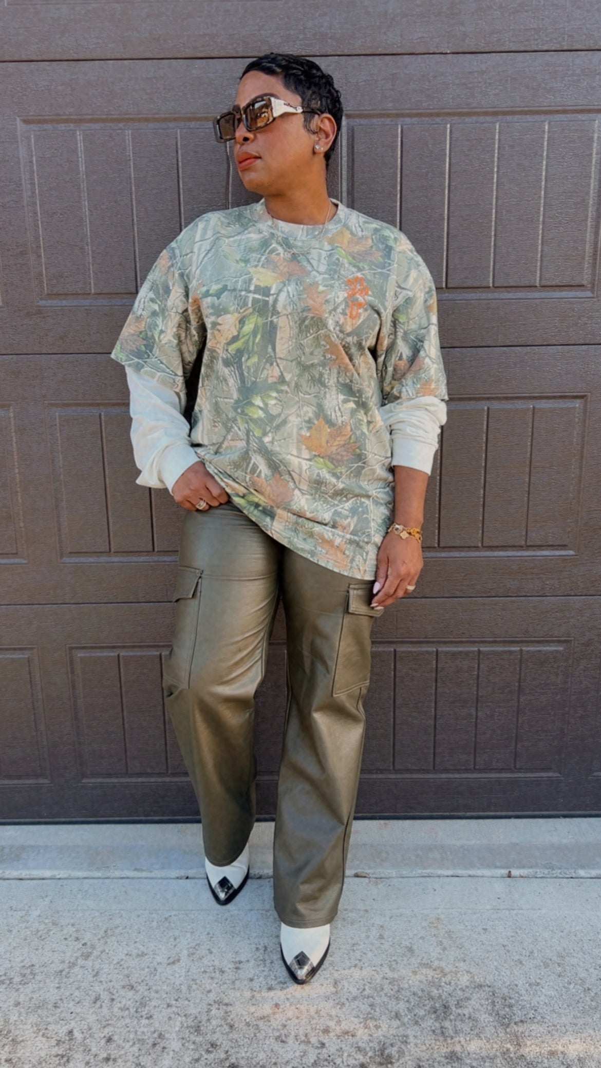 GGM! INVITE JESUS. DEADWOOD CAMO SKATER TEE