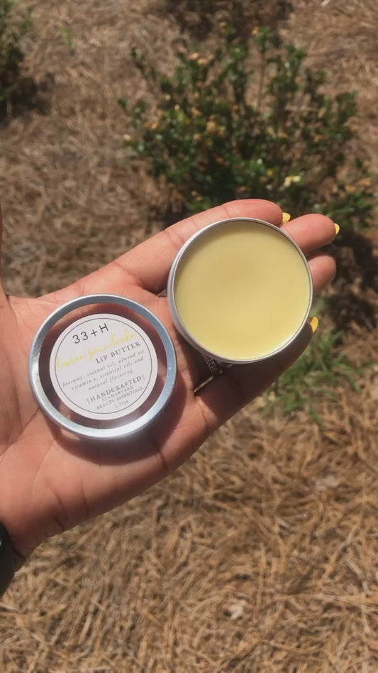 33+H: Lemon Poundcake Lip Butter.