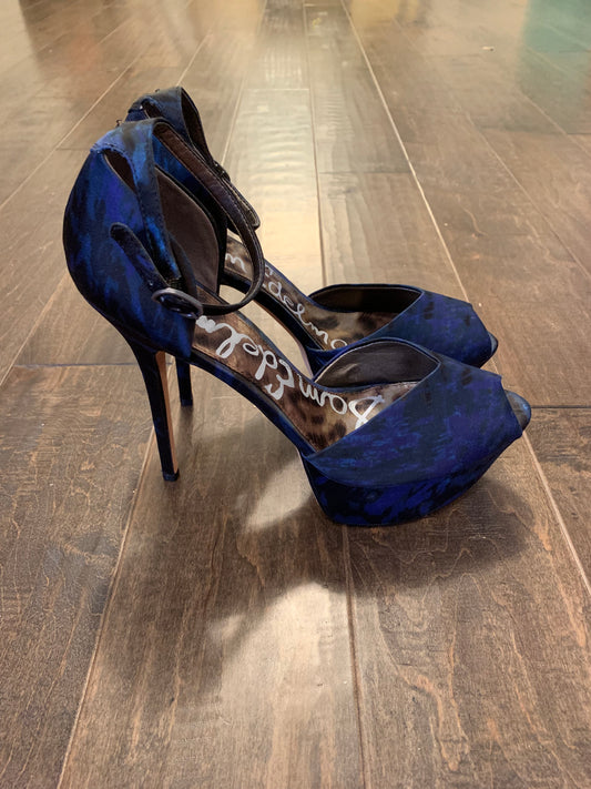 Sam Edelman Satin Platform Heels: Sz 11
