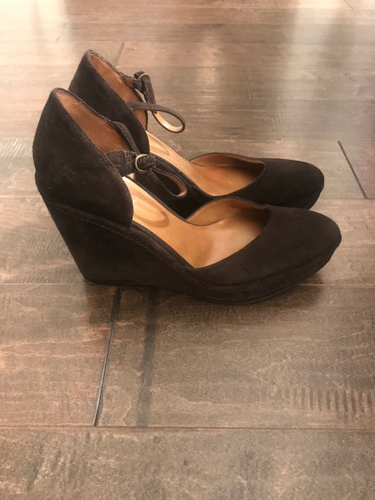 Nine West Suede Wedges: Sz 7