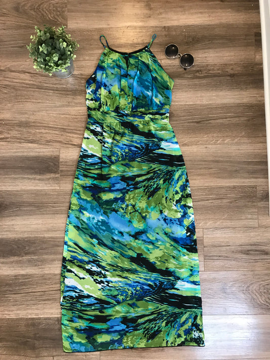 Cynthia Rowley Printed Maxi Dress: Size 10