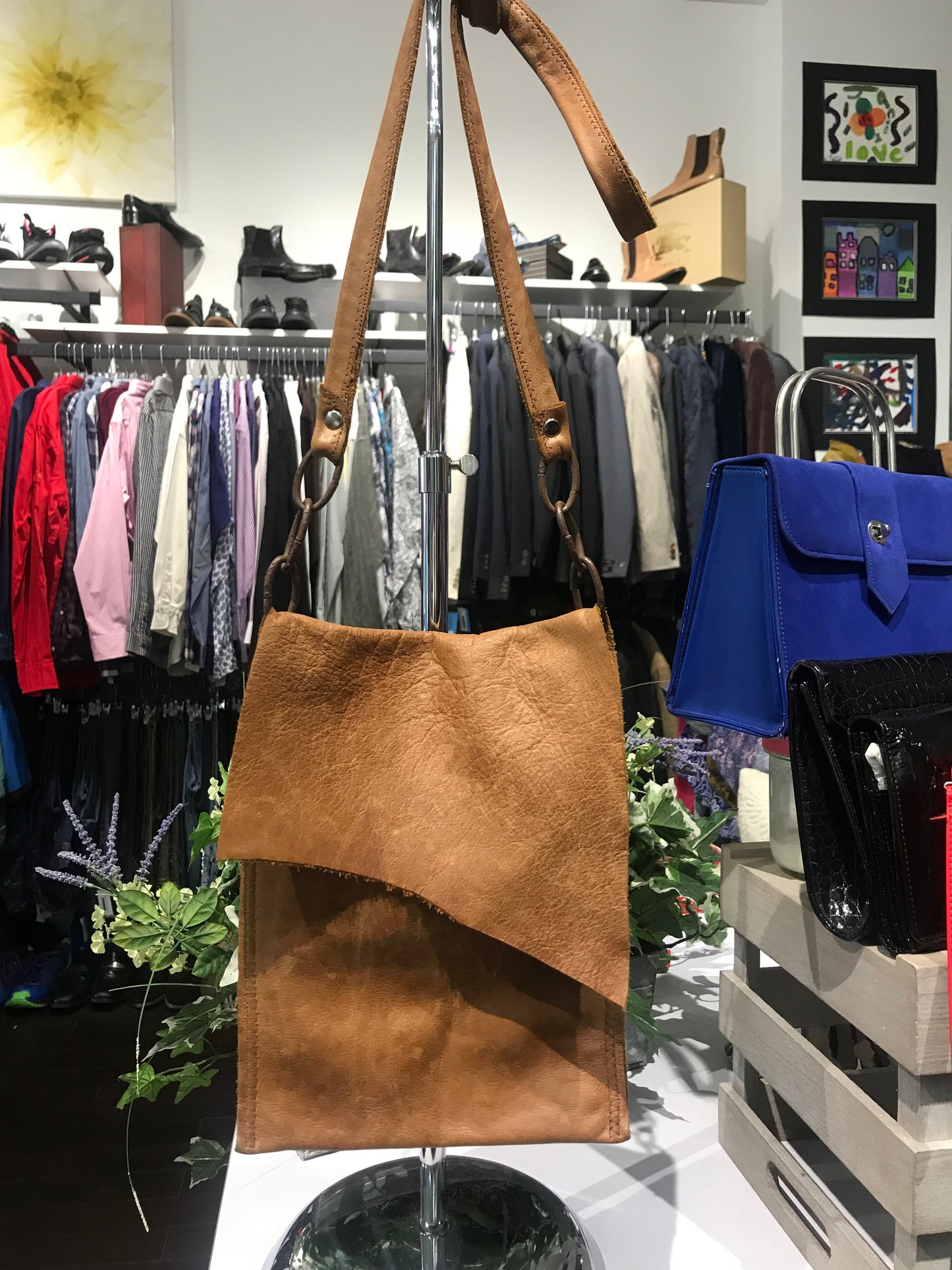 Handcrafted Real Leather Crossbody