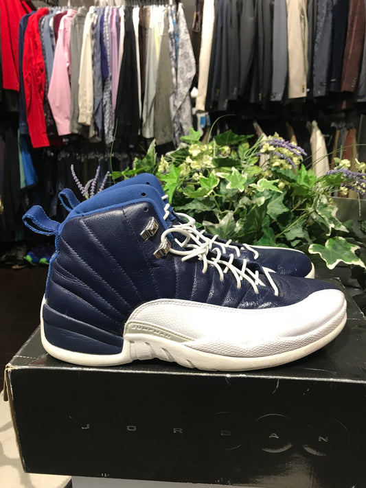 Blue & White Jordan 12’s: Sz 12