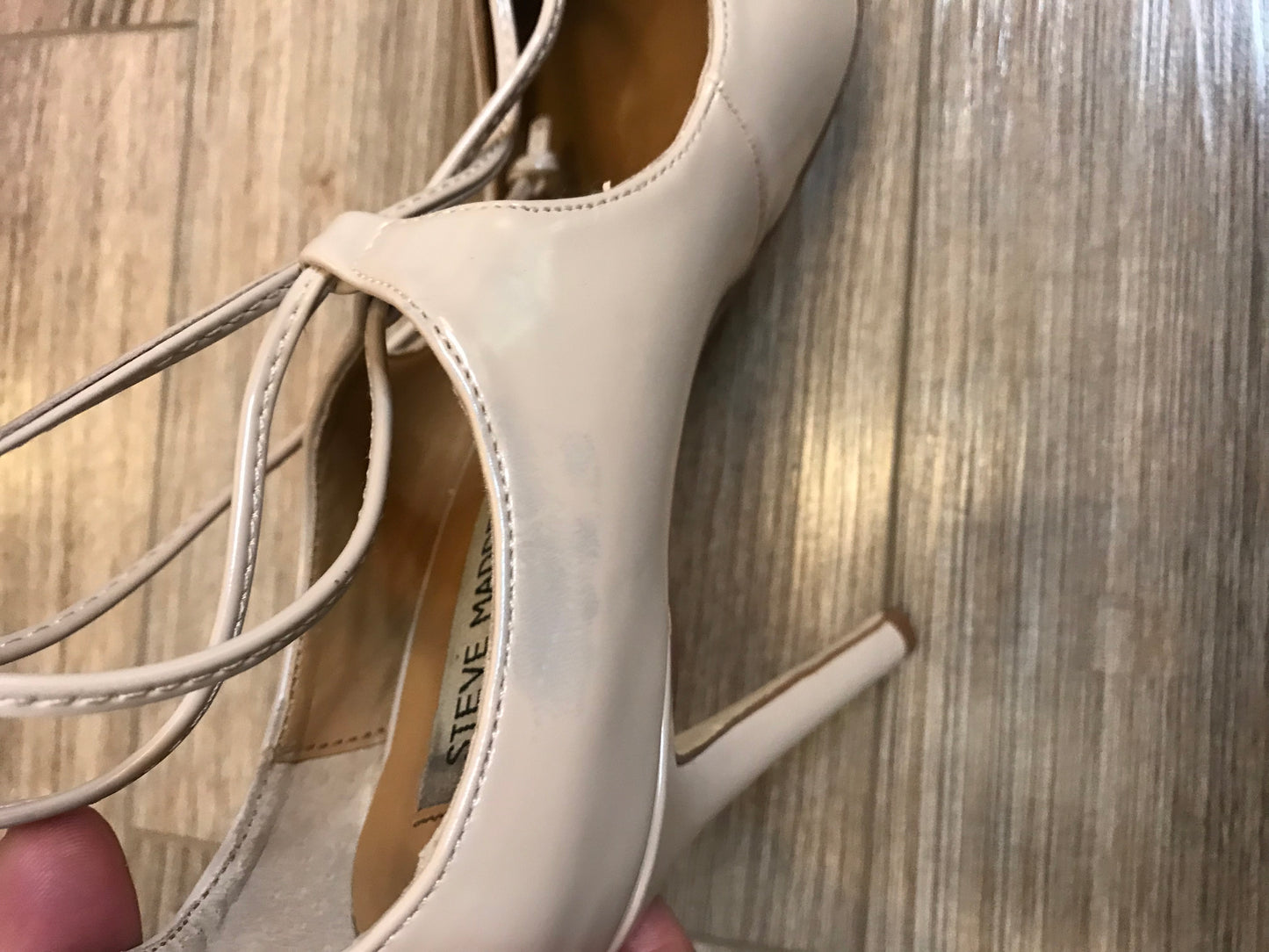 Steve Madden Nude Laced Heels! Size 7.5