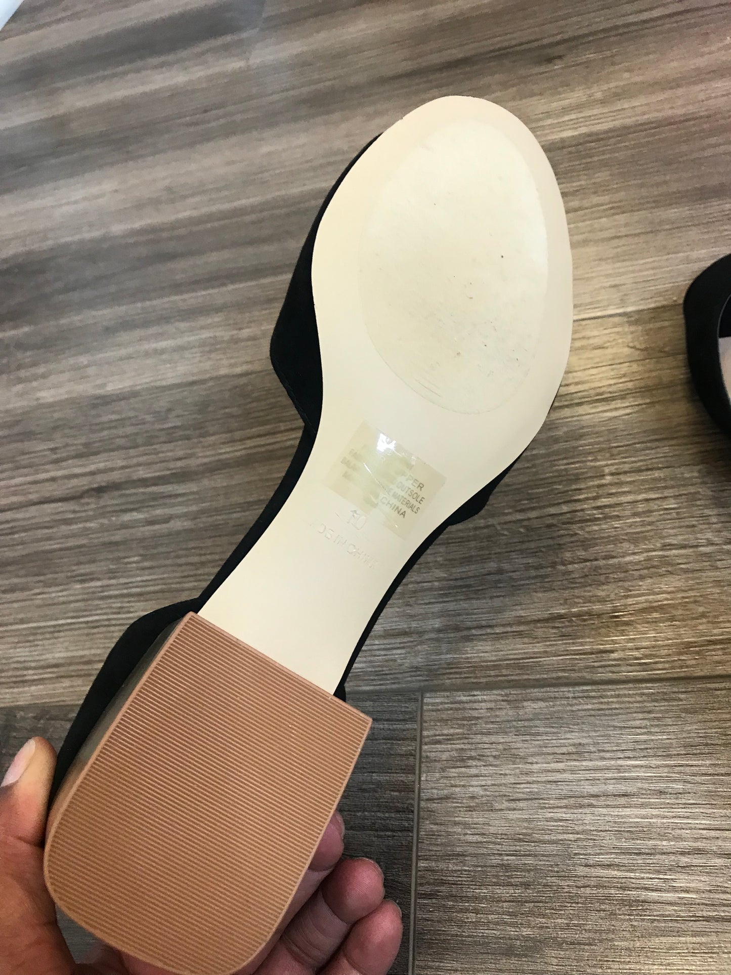 Kaari Blu Gold Heel Sandals! Size 10