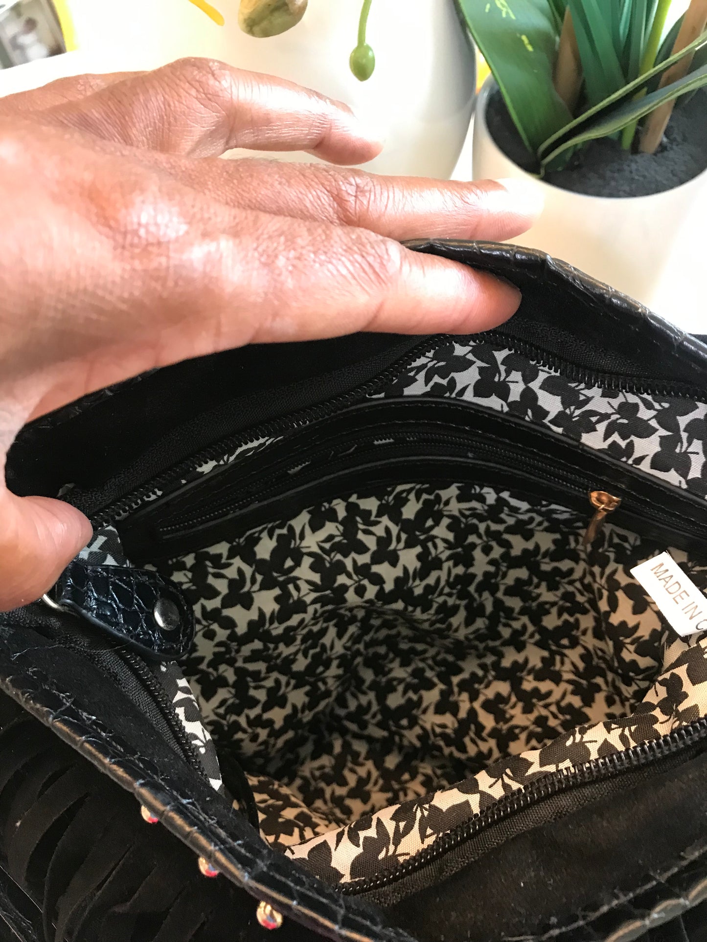 Fringe Faux Suede Crossbody!