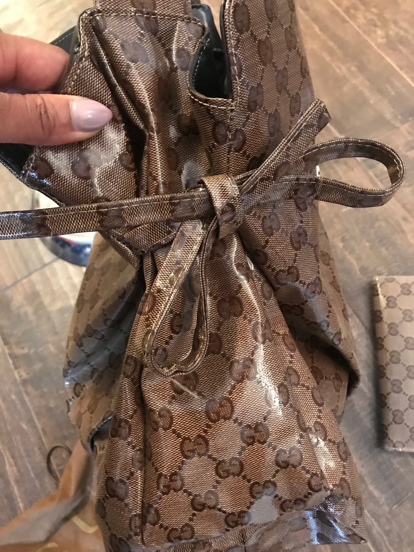 Gucci Guccima Tote & Wallet!!