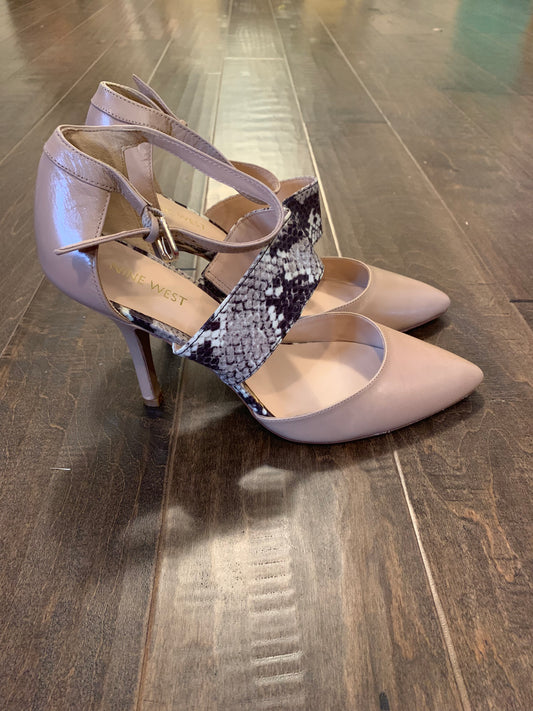 Nine West Nude Heels: Sz 9