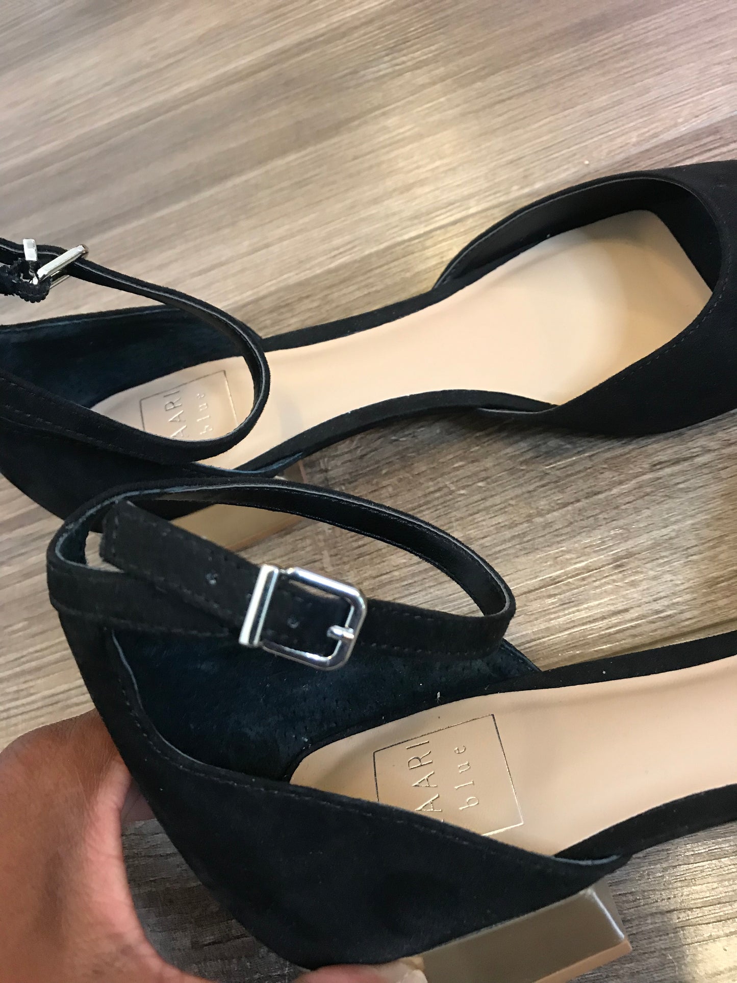 Kaari Blu Gold Heel Sandals! Size 10