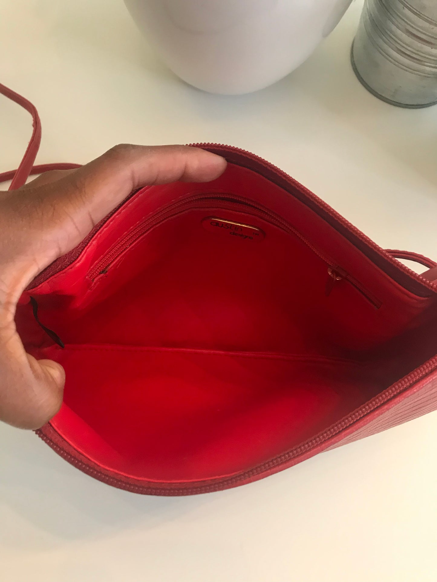 Vintage Leather Crossbody!