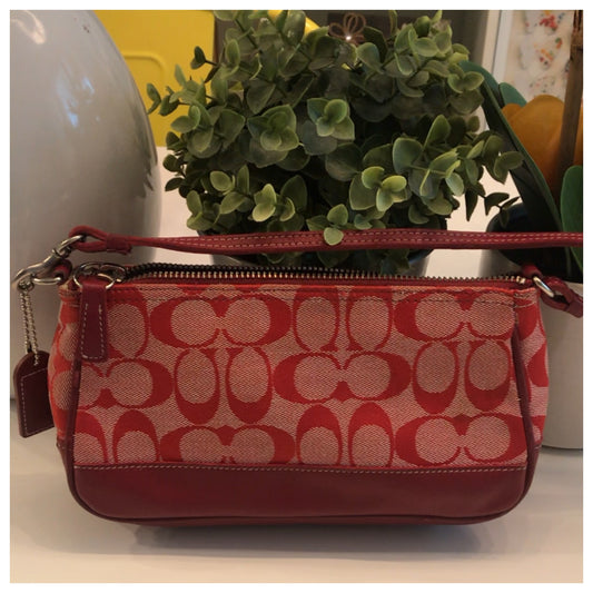 Coach Monogrammed Mini Tote!