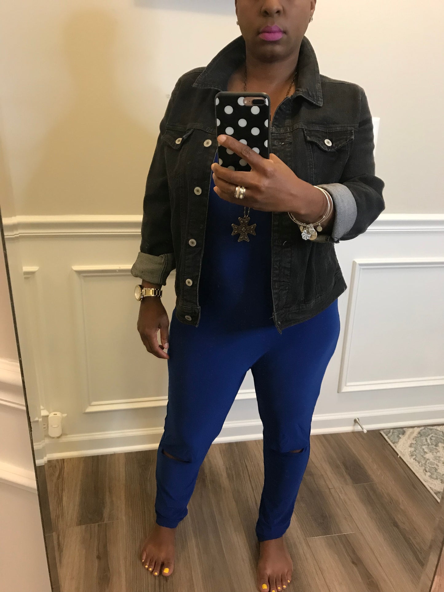 Royal Blue Jumpsuit! Size M-L