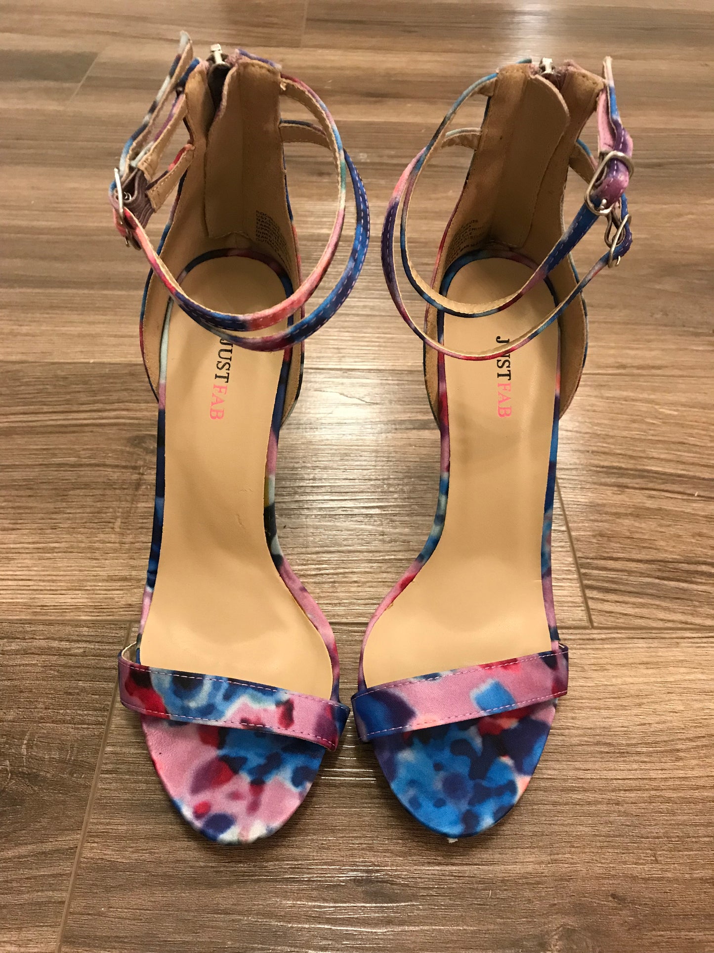 Just Fab Multicolored Heels: Sz 7.5