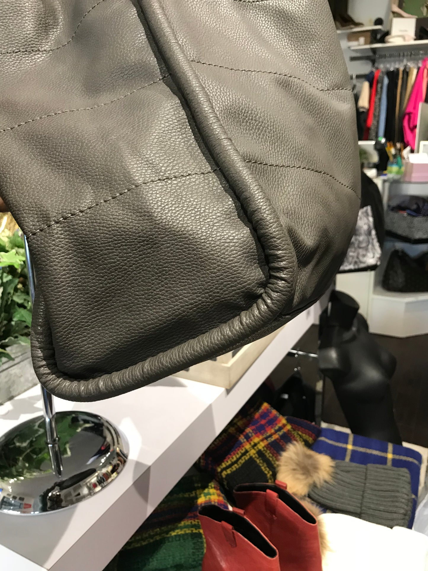Neiman Marcus Faux Leather Hobo!