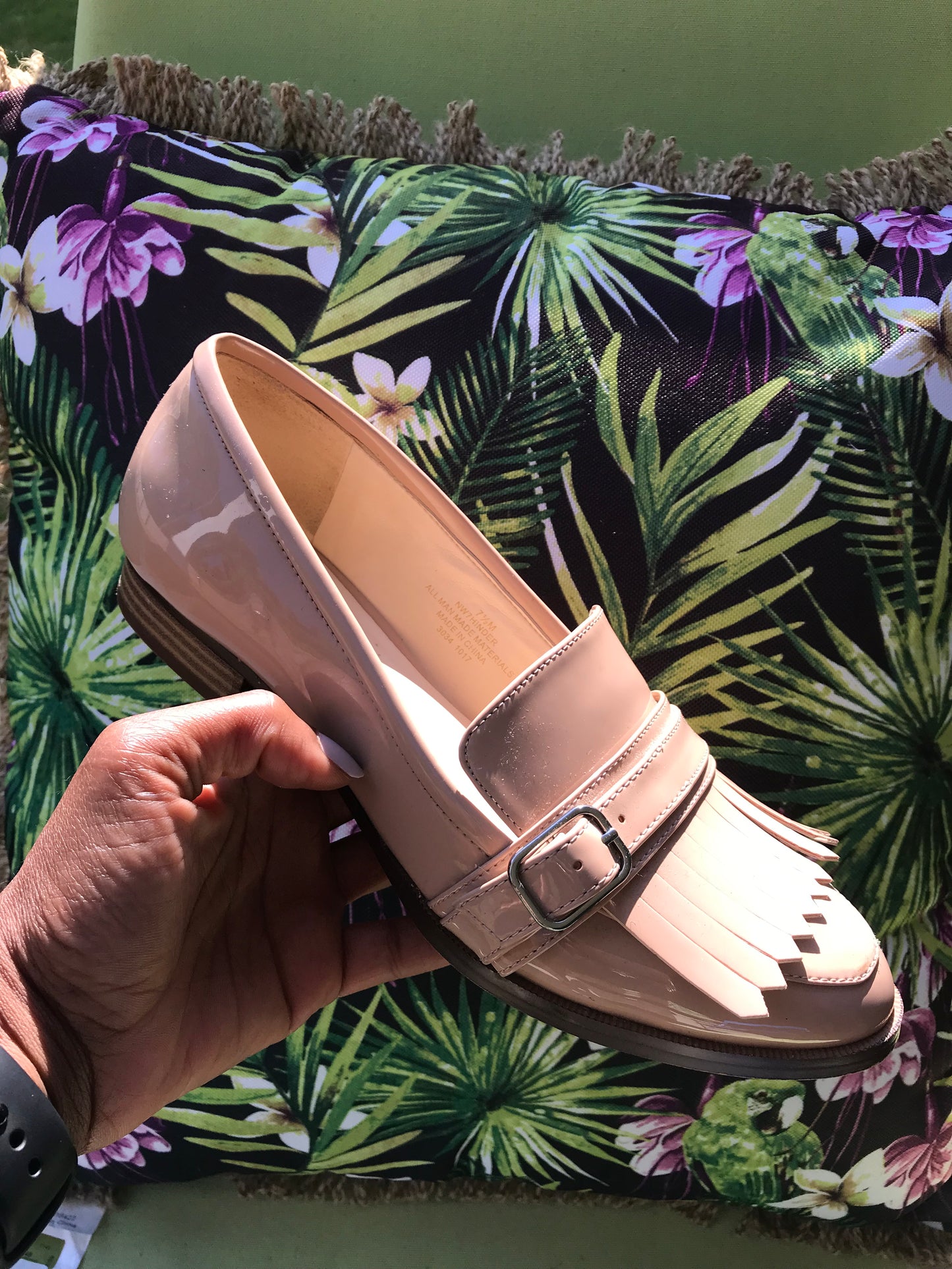 Nine West Nude Loafer: Size 7.5