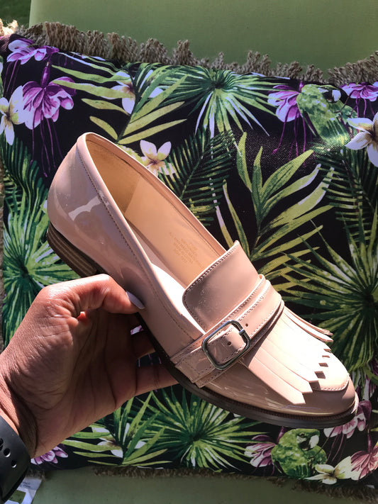 Nine West Nude Loafer: Size 7.5